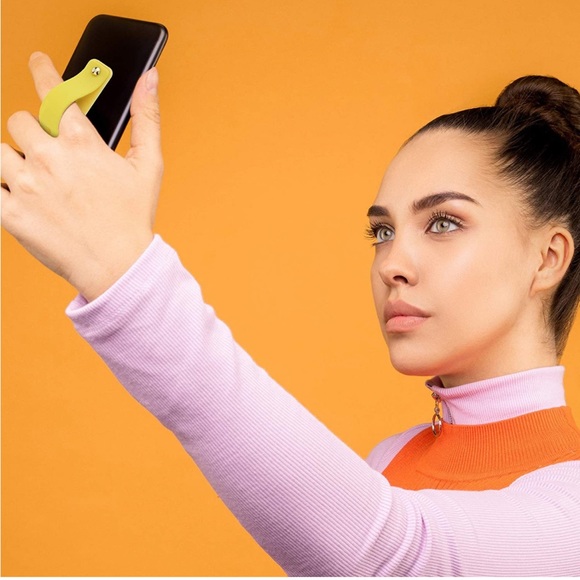 🆕 1pc Phone Strap Finger Grip (Grey) - Picture 7 of 8